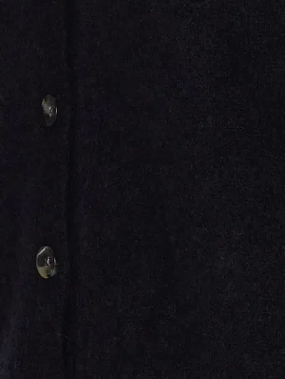 Roberto Collina Knitwear V-neck Cut Out Detail In Blue