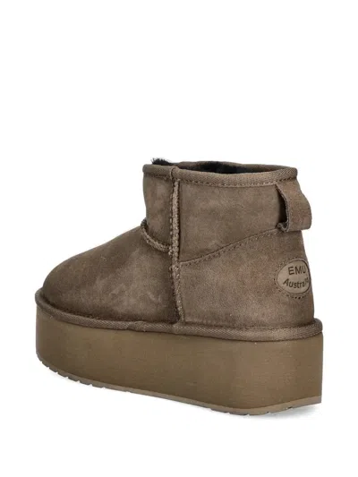 Emu Australia Platform Suede Ankle Boots In Multi