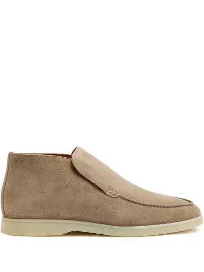 CITY 绒面皮套穿式乐福鞋