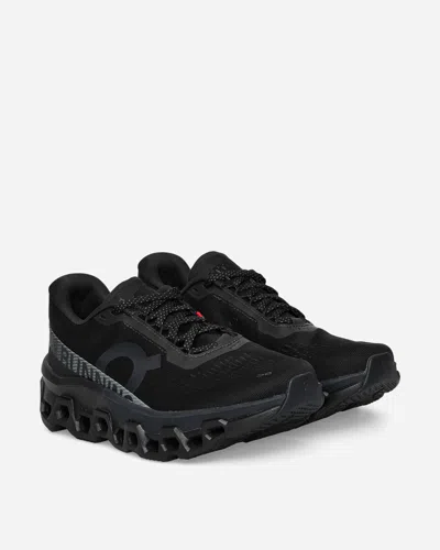 On Cloudmster 2 Rubber-trimmed Mesh Running Sneakers In Black