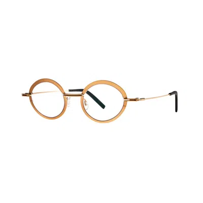 Theo Eyewear Grilled 007 Gold Shine