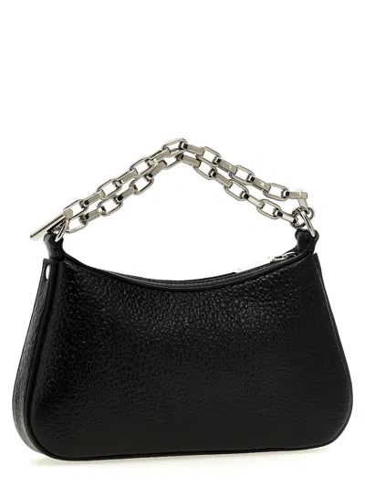 Alexander Mcqueen Alexander Mc Queen Black Top Zip Bag With Dust Bag In Black