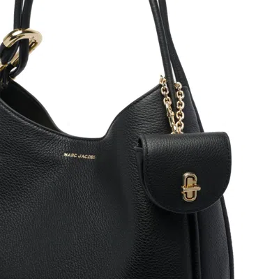 Marc Jacobs Leather Effect Tote Bag With Chain Detail In Black