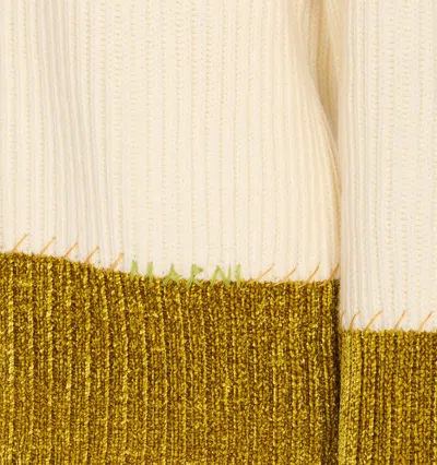 Marni Multicolor Fleece Wool Sweatshirt In Multi