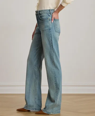 Ralph Lauren High-rise Straight Wide-leg Jean In White