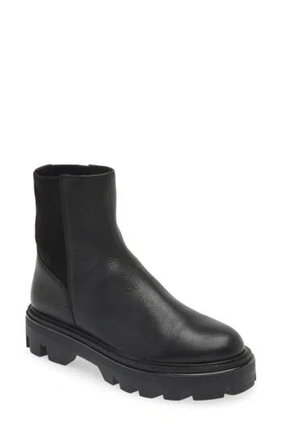 Rag & Bone Quinn Lug Sole Chelsea Boot In Black