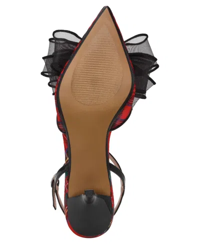 Betsey Johnson Women's Lillyan T-strap Kitten-heel Pumps In Multi
