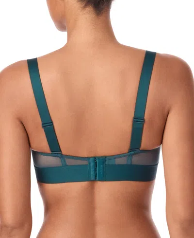 Dkny Women's Sheers Strapless Mesh Bra Dk4939 In Blue