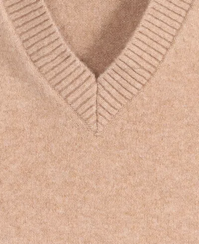 On 34th Womens V Neck Sweater Vest Xxs 3x Macys Exclusive In Brown