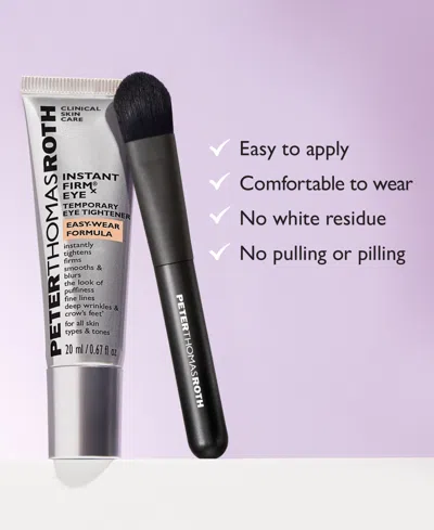 Peter Thomas Roth Instant Firmx Eye Temporary Eye Tightener Easy-wear Formula For Firming Under-eye Bags & Wrinkles 0. In Transparent