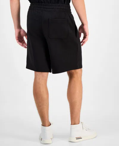 Hugo Boss Men's Dubox Relaxed Fit Graphic 9" Shorts In Black