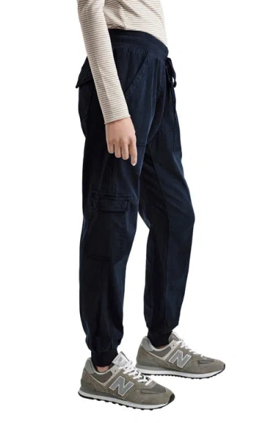 Splendid Jaclyn Drawstring Waist Joggers In Blue