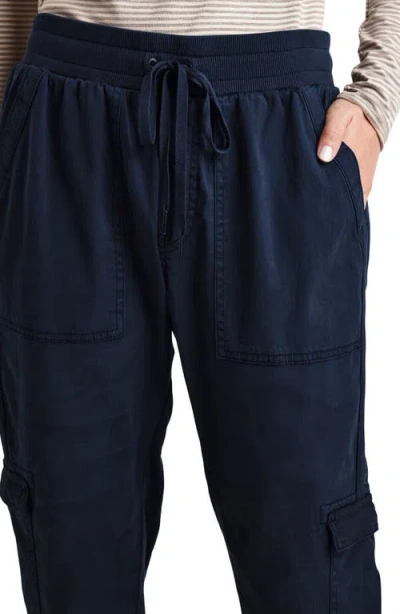 Splendid Jaclyn Drawstring Waist Joggers In Blue