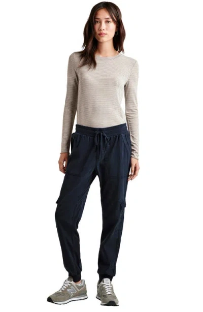 Splendid Jaclyn Drawstring Waist Joggers In Blue