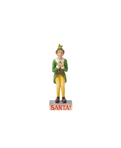 Jim Shore Buddy Elf Excited Pose Figurine In Multi