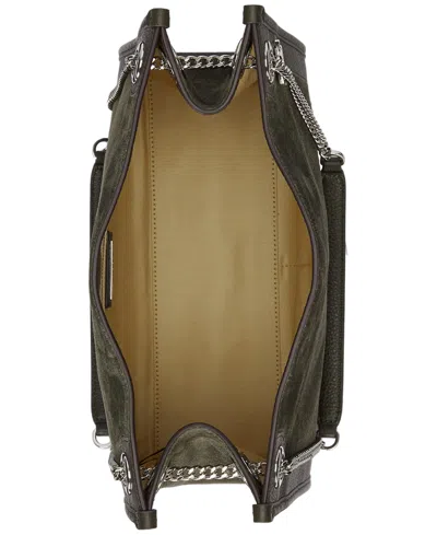 Ralph Lauren Bradley Small Suede Tote Bag In Green