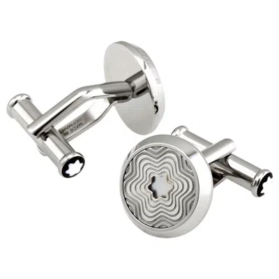 Montblanc Stainless Steel Cufflink In Metallic
