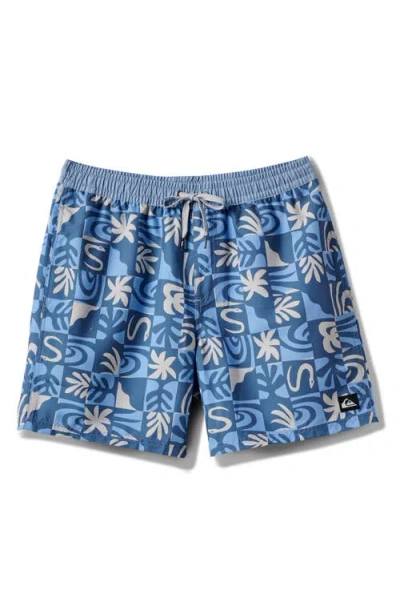 Quiksilver Men's Everyday Volley Terra Swim Shorts In Blue