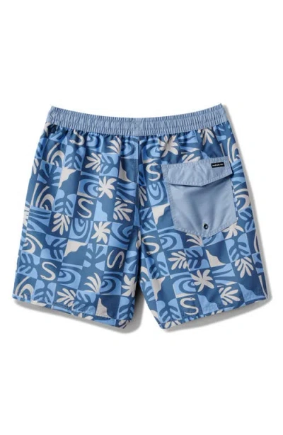 Quiksilver Men's Everyday Volley Terra Swim Shorts In Blue