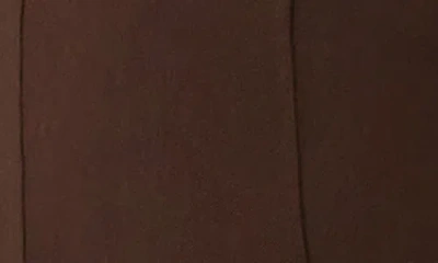 Steve Madden Vita Lace Detail Godet Pleat Dress In Brown