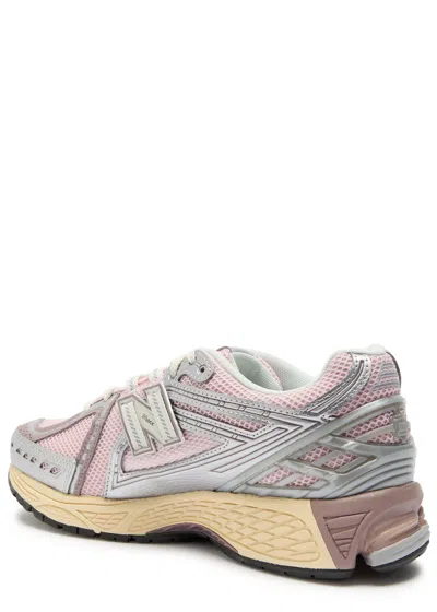 New Balance Pink Low Top Sneakers With Logo Patch On Side And Tongue And Perforated Panels In Tech Fabric Unisex In Multi