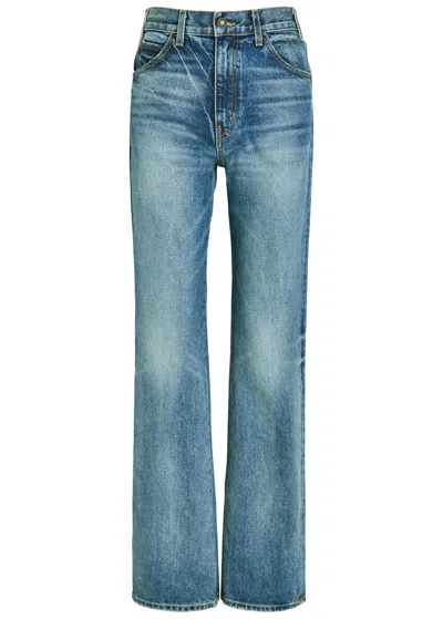 Nili Lotan Joan Straight-leg Jeans In Blue