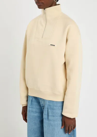 Jacquemus Le Camionneur Grosgrain Sweatshirt In Neutral