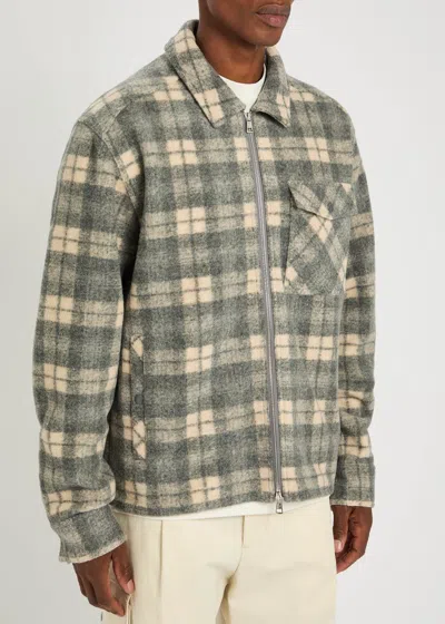 Moncler Graphic Logo Long Sleeve Cotton T-shirt In Gray