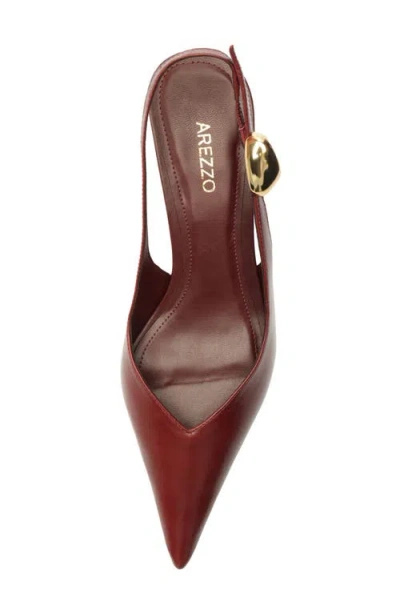 Arezzo Women's Farrah Low Stiletto Pumps In Burgundy