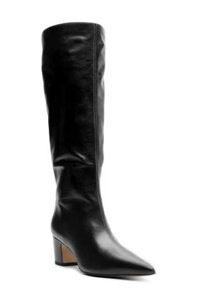 Arezzo Women's Julie Mid Block Heel Knee Boots In Black