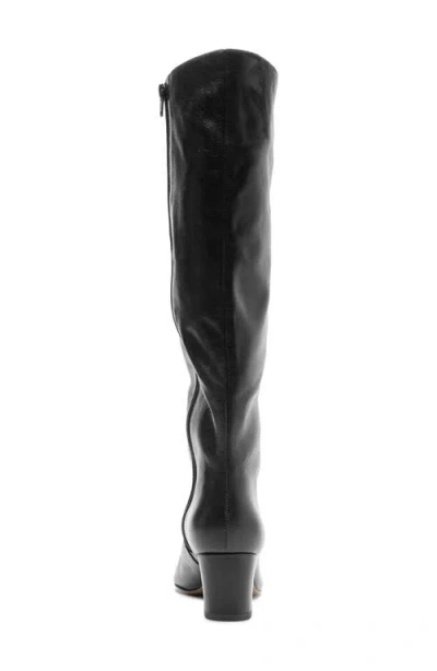 Arezzo Women's Julie Mid Block Heel Knee Boots In Black