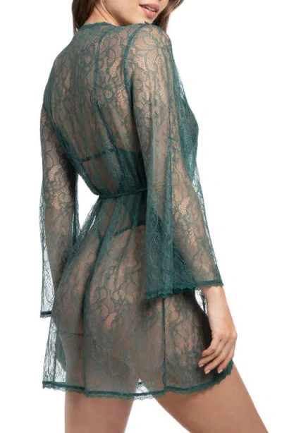 In Bloom By Jonquil Cassie Sheer Lace Wrap In Green