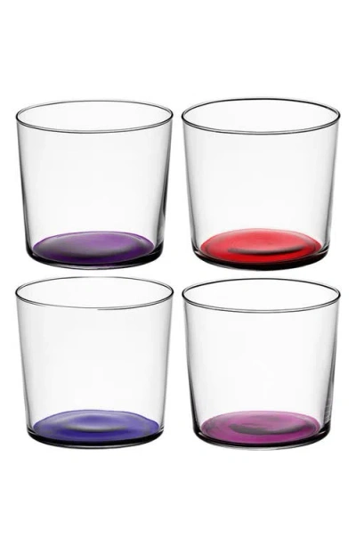 Lsa Coro Set Of 4 Assorted Tumbler Glasses In Multi