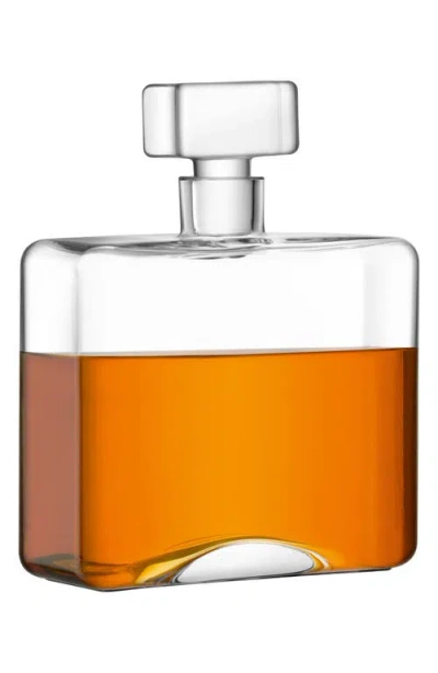 Lsa Cask Rectangular Decanter In Transparent