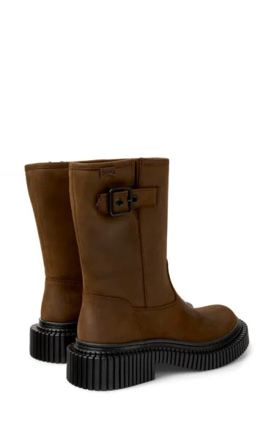 Camper 33mm Pix Berlin Buckle-embellished Boots In Brown