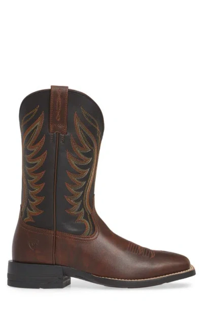 Ariat Ranch Work Cowboy Boot In Brown