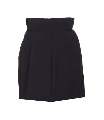 Elisabetta Franchi Knee Length And Midi Skirts With Belt Loops In Black