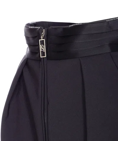 Elisabetta Franchi Knee Length And Midi Skirts With Belt Loops In Black