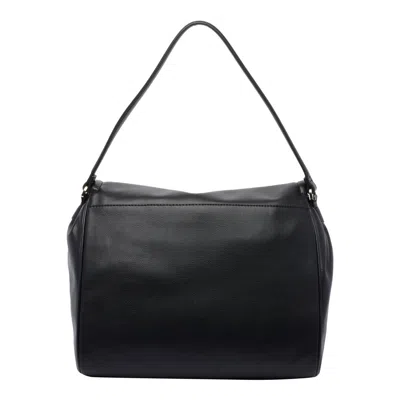 Liu •jo Shoulder Bag With Chain Detail And Padlock Accent In Black