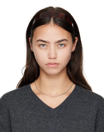 Sophie Buhai Brown Thin Bessette Headband In Multi