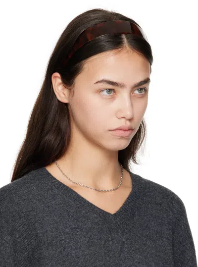 Sophie Buhai Brown Thin Bessette Headband In Multi