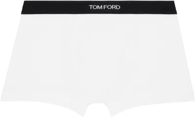 Tom Ford 2-pack Boxer With Logo In White