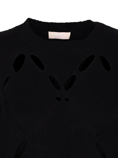 Liu •jo Sweater Liu Jo Woman Color Black In Black
