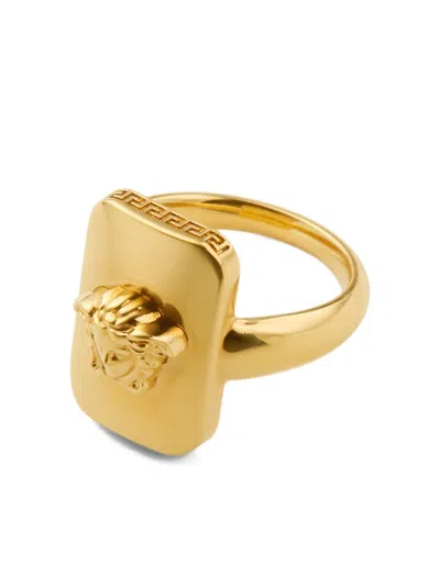 美杜莎头纹长方形戒指