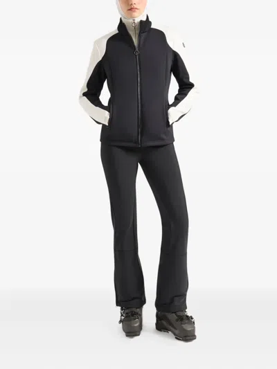 Fusalp Colour-block Ribbed-collar Ski Jacket In Animal Print