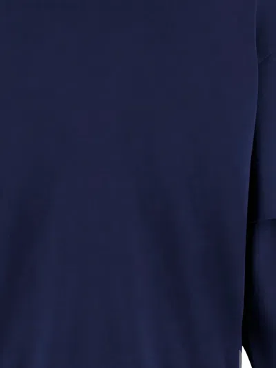 Darkpark Wool Sweatshirt With Double Layer In Blue