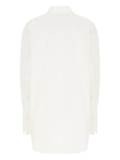 The Row Cotton Shirt With Button-down Design In White