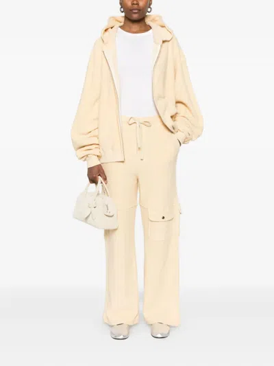 Aya Muse Drawstring Trousers In Neutral