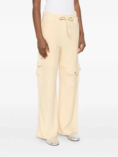 Aya Muse Drawstring Trousers In Neutral