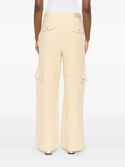 Aya Muse Drawstring Trousers In Neutral